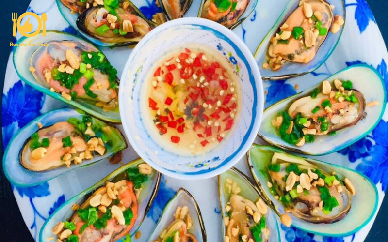 Bật mí công thức làm vẹm nướng mỡ hành ngon số 1 17 vẹm nướng mỡ hành