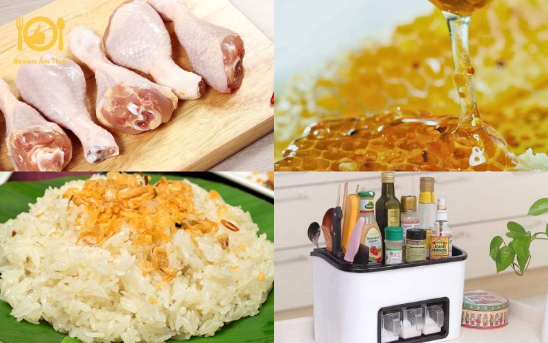 Công thức làm xôi gà nướng mật ong thơm ngon chắc dạ đãi cả nhà 7 xôi gà nướng mật ong