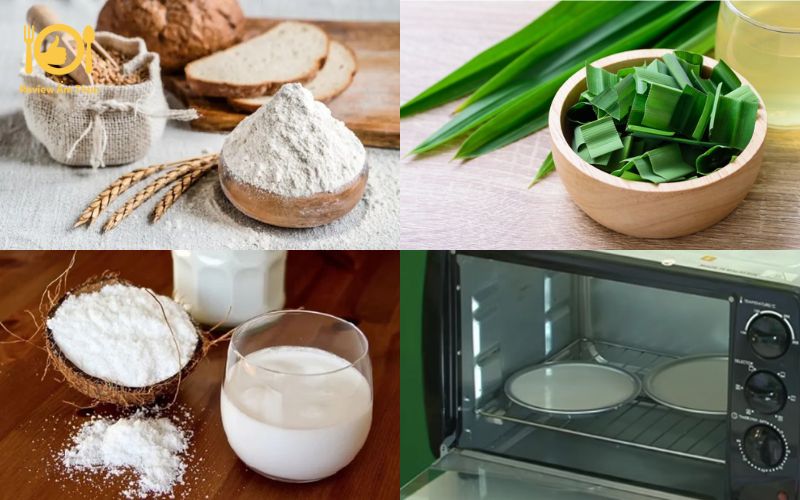 Học cách làm bánh bò nướng lá dứa ngon nhiều rễ tre dễ tại nhà 6 bánh bò nướng lá dứa