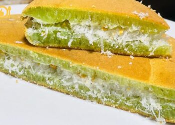 bánh bò nướng nhân dừa