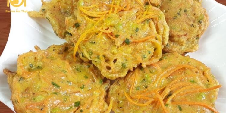 bánh cà rốt chiên