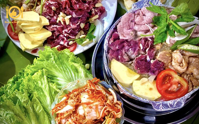 Review quán bò nầm nướng bà Hoa - quán ăn hot nhất Hà Nội 9 bò nầm nướng bà hoa