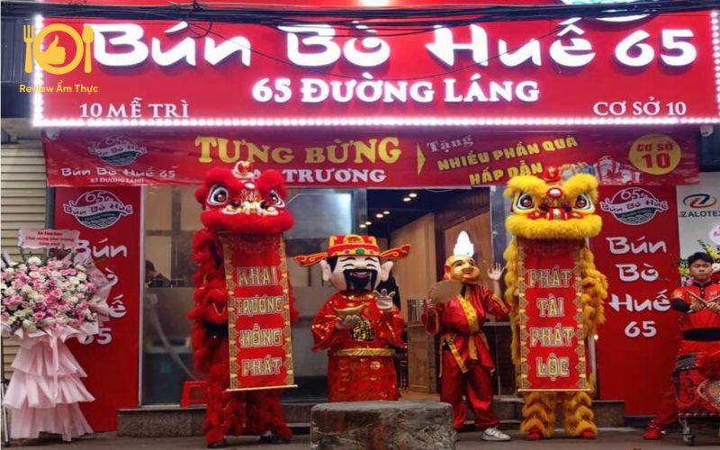 Review bún bò Huế 65 - Một trong số quán ăn ngon nhất Hà Thành 8 bún bò Huế 65