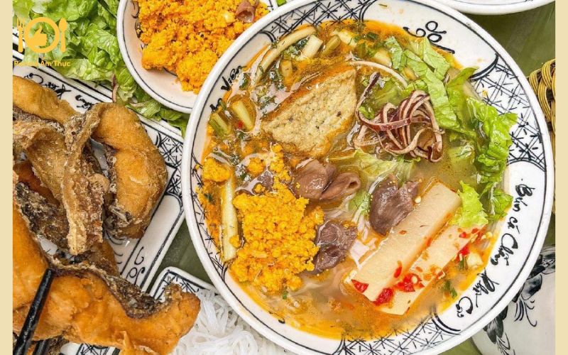 Review bún cá chấm An Viên - Tại sao lúc nào cũng đông khách? 7 bún cá chấm an viên