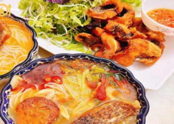 Bún cá chấm Nguyễn Thái Học