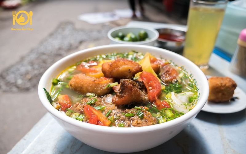 Review quán bún cá Sâm Cây Si - Quán có cá cuộn cực kỳ độc đáo 8 bun ca sam cay si