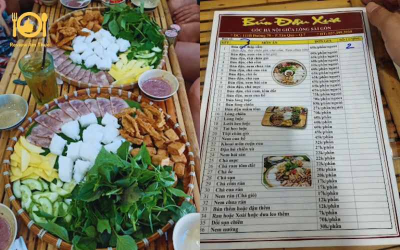 Review quán Bún Đậu Xưa ở Quận 7 - Có nên thử hay không? 10 bún đậu xưa