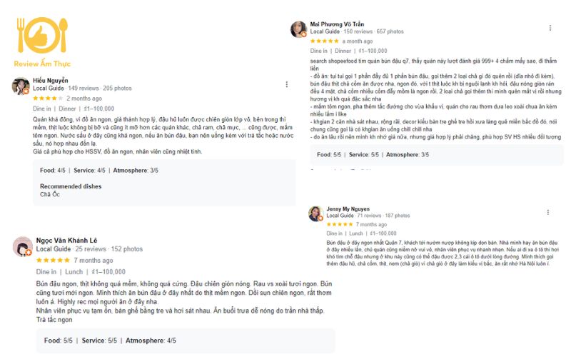 Review quán Bún Đậu Xưa ở Quận 7 - Có nên thử hay không? 11 bún đậu xưa