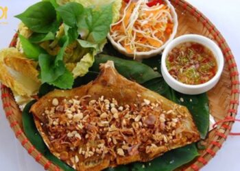 cá đuối nướng