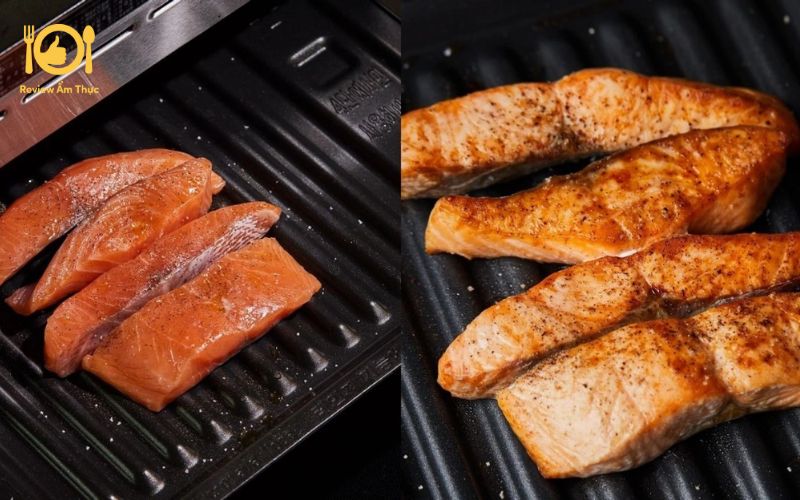 Đổi vị với món cá hồi nướng bơ tỏi mật ong thơm ngon, lạ miệng 12 cá hồi nướng bơ tỏi mật ong