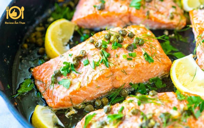 Đổi vị với món cá hồi nướng bơ tỏi mật ong thơm ngon, lạ miệng 13 cá hồi nướng bơ tỏi mật ong