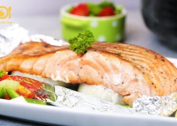 cá hồi nướng giấy bạc