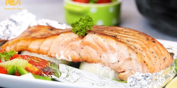 cá hồi nướng giấy bạc