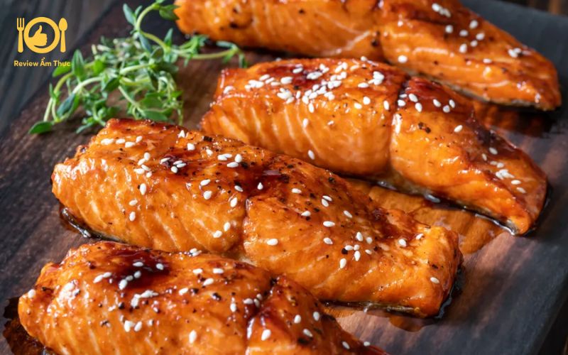 Cách làm cá hồi nướng mật ong 5 phút ngon tuyệt đỉnh 11 cá hồi nướng mật ong