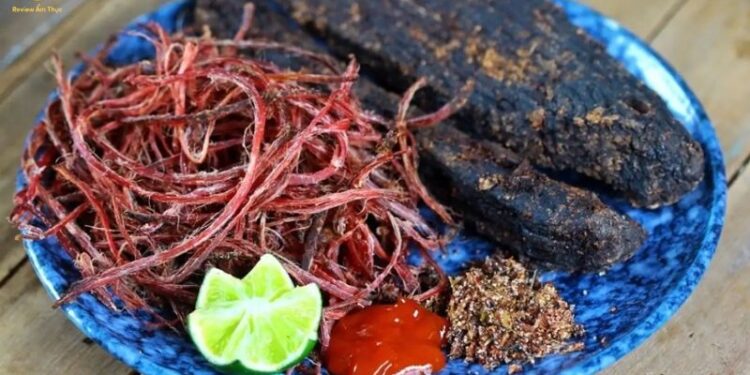 cách ăn thịt trâu gác bếp