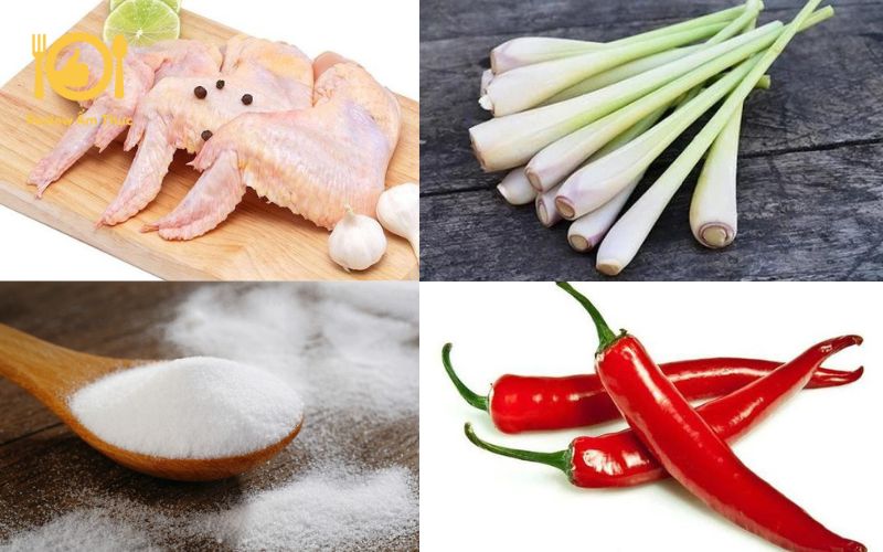 Học ngay cách ướp cánh gà nướng sả ớt thơm lừng, cả nhà mê 7 Chuẩn bị nguyên liệu