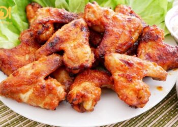 cánh gà nướng bơ tỏi