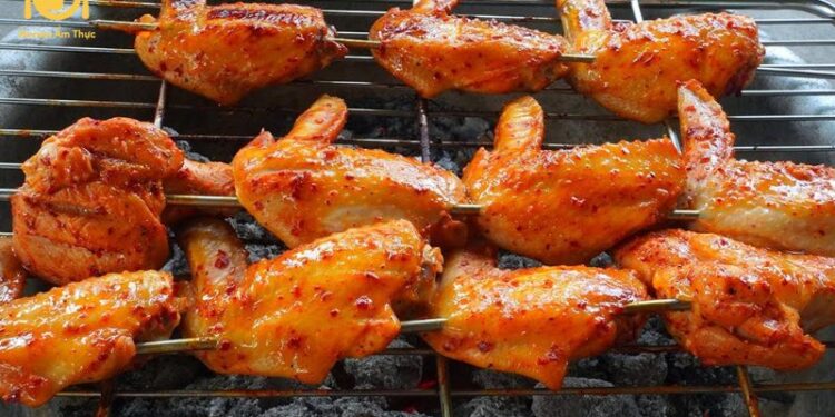 cánh gà nướng chao