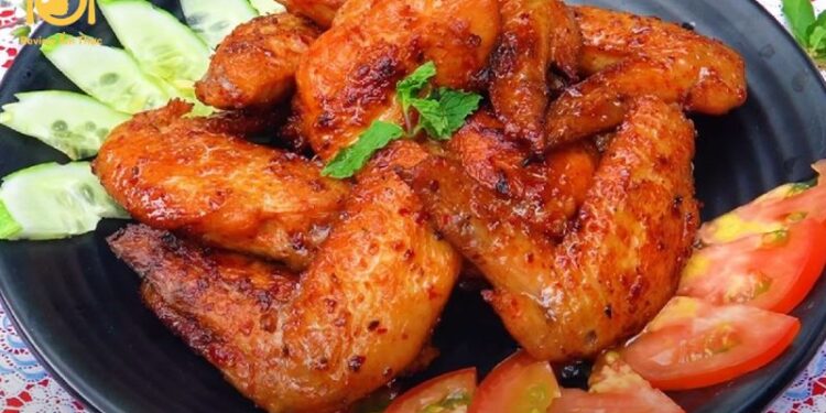 cánh gà nướng sa tế