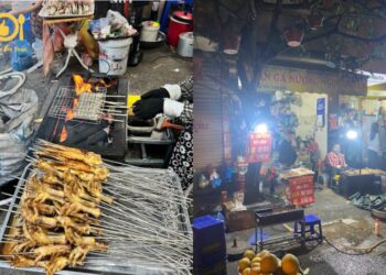 chân gà nướng lê đại hành