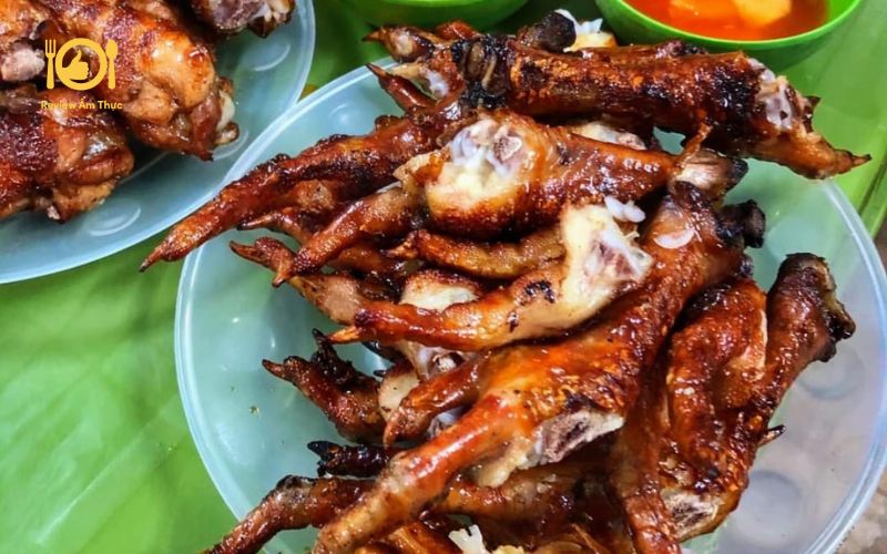 Review quán chân gà nướng Ngõ Gạch - Chân gà nướng quán Cây Đa 13 chan ga nuong ngo gach