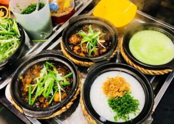 cháo ếch singapore