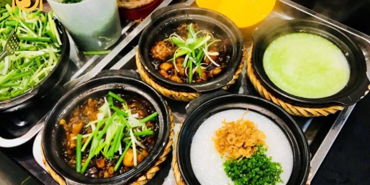 cháo ếch singapore