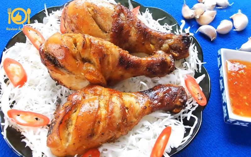 Bí quyết làm đùi gà nướng bơ tỏi thơm ngon, da giòn thịt mềm 9 đùi gà nướng bơ tỏi