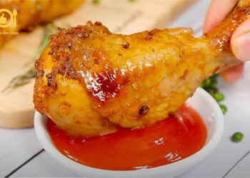 đùi gà nướng bơ tỏi