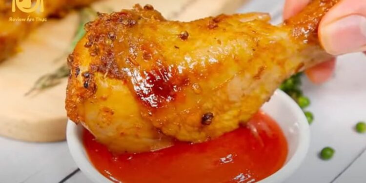 đùi gà nướng bơ tỏi