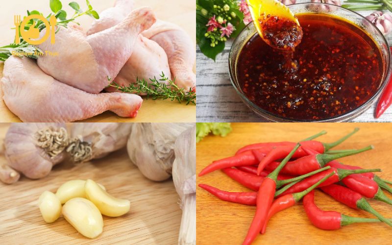 Cách làm đùi gà nướng sa tế cay cay, dai ngon khó cưỡng 8 Chuẩn bị nguyên liệu