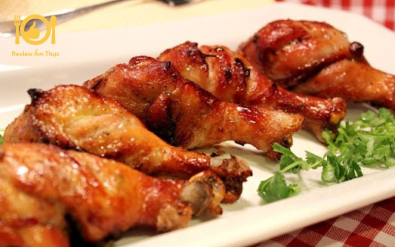 Cách làm đùi gà nướng sa tế cay cay, dai ngon khó cưỡng 10 Thành phẩm món đùi gà nướng sa tế