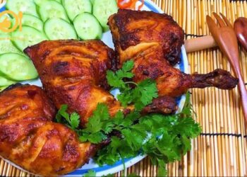 Cách làm đùi gà nướng sa tế cay cay, dai ngon khó cưỡng