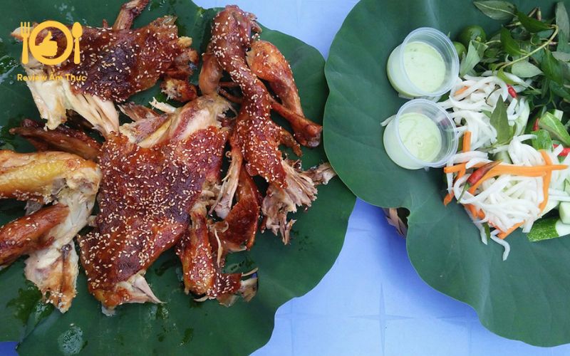 Top 20+ món gà nướng ngon thần thánh và cách ướp gà chuẩn để nướng 38 Gà nướng lá sen