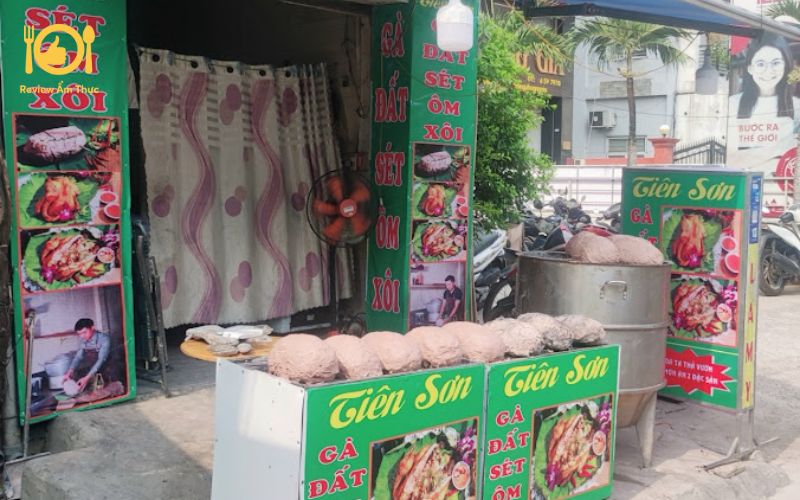 Review về quán Tiên Sơn - Gà nướng đất sét Tân Kỳ Tân Quý 8 gà nướng đất sét tân kỳ tân quý