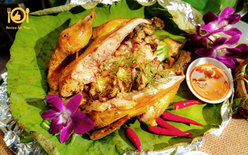 Review về quán Tiên Sơn - Gà nướng đất sét Tân Kỳ Tân Quý 9 gà nướng đất sét tân kỳ tân quý