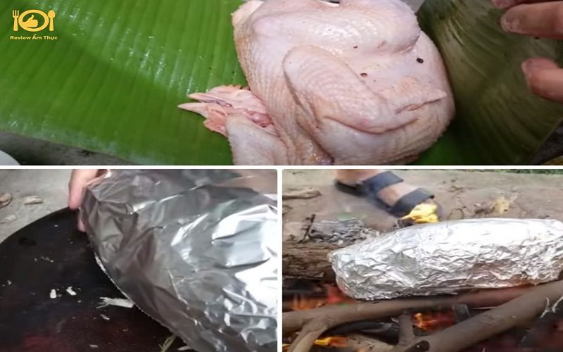 Cách làm gà nướng giấy bạc món ngon dành cho mọi nhà 12 Gà nướng giấy bạc