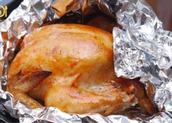 Gà nướng giấy bạc