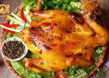 gà nướng lá chanh