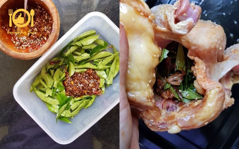 Cách làm gà nướng lá mắc mật bằng nồi chiên không dầu đơn giản 13 Công thức ướp gà nướng lá mắc mật siêu ngon