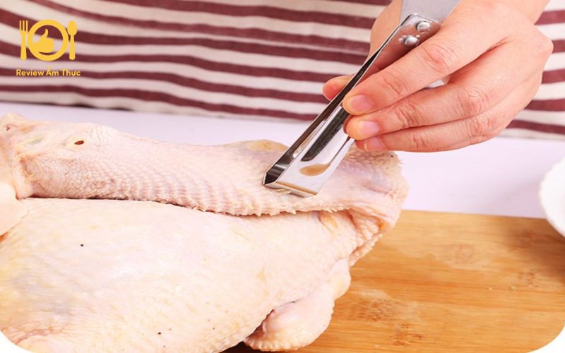 Gà nướng lá sen - Món ăn dân dã cho những buổi tiệc cuối tuần 9 gà nướng lá sen