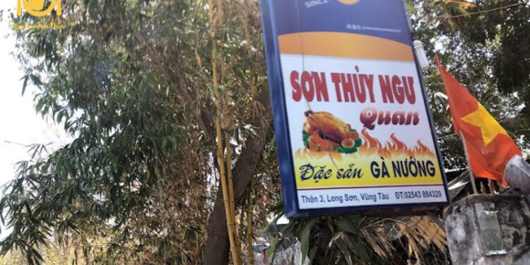 gà nướng long sơn thuỷ ngư quán