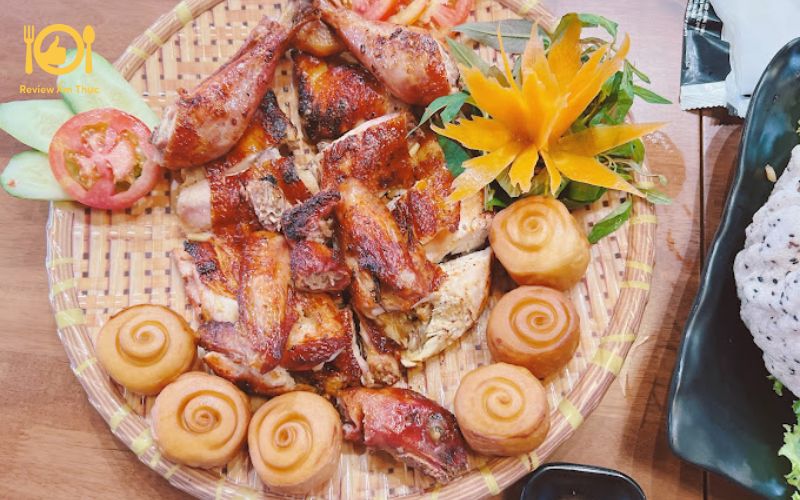 Review gà nướng lu Việt Hương - Ngon thật hay chỉ là lời đồn? 8 gà nướng lu việt hương