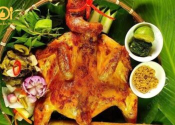 gà nướng mắm nhĩ bình dương