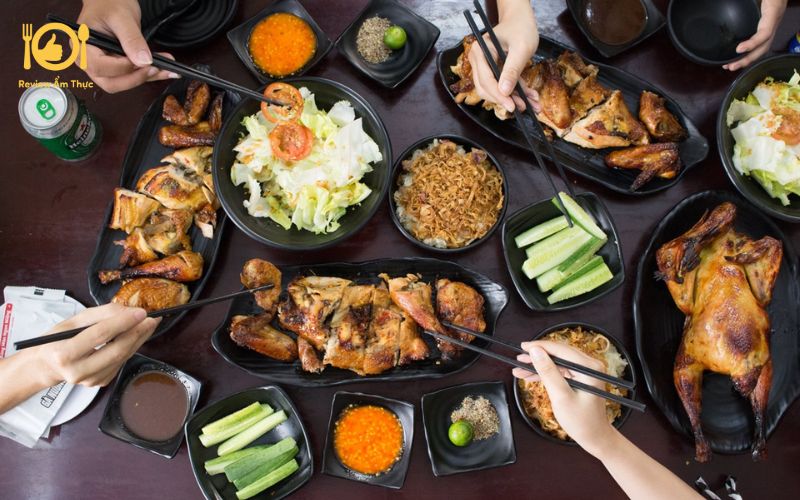 Review Gà Nướng Ò Ó O - Nhà hàng gà nướng nhiều vị hấp dẫn 10 gà nướng ò ó o