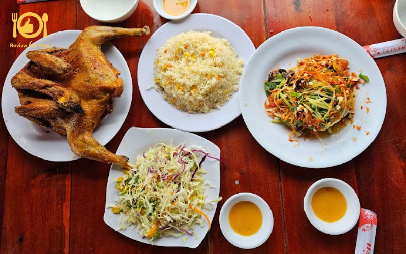 Review gà nướng Ô Thum Kiều Tiên - Quán gà nức tiếng An Giang 13 gà nướng ô thum kiều tiên