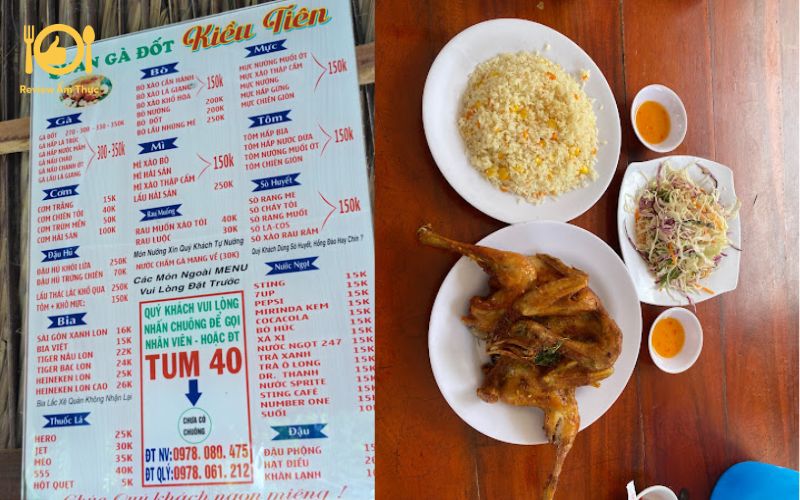 Review gà nướng Ô Thum Kiều Tiên - Quán gà nức tiếng An Giang 14 gà nướng ô thum kiều tiên