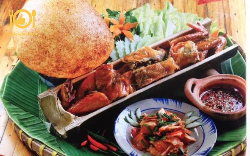 Cách làm gà nướng ống tre - Món ngon dân dã chiêu đãi cả nhà 25 Hình ảnh gà nướng ống tre