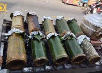 gà nướng ống tre cần thơ