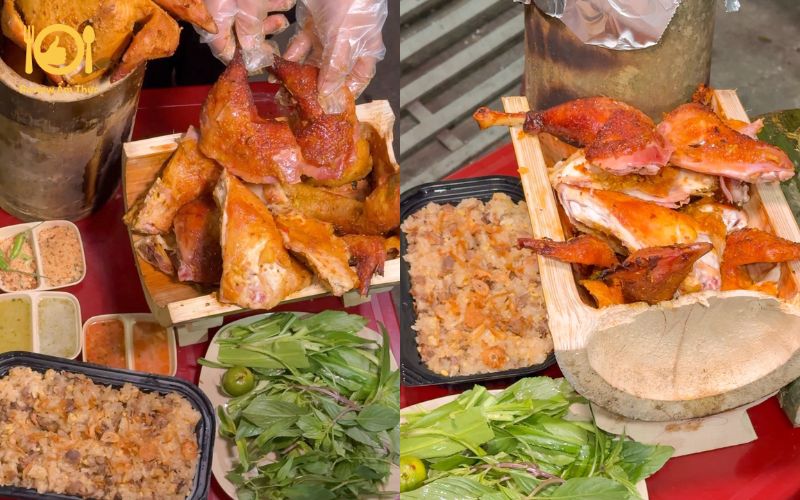 Review chi tiết quán Gà Nướng Ống Tre Tây Bắc nổi tiếng Quận 4 9 gà nướng ống tre tây bắc